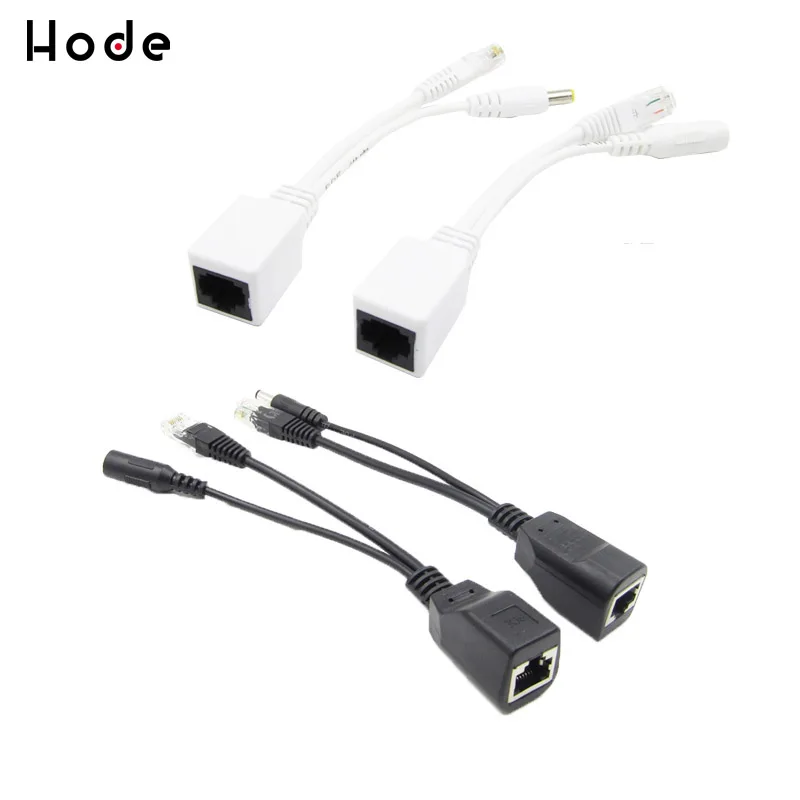 Кабель адаптер POE RJ45 инжектор Сплиттер Комплект экранированная лента пассивный