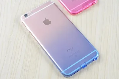 Цветной мягкий чехол для apple iphone x xs max xr 6s 6 7 8 plus, полупрозрачный Силиконовый ТПУ гелевый защитный чехол для iphone 5se 5 - Цвет: Синий