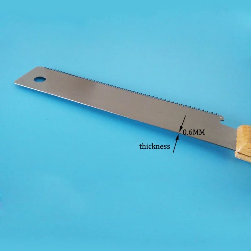 Mini WoodWorking Hand Saws Double Sides Steel SK5 Tenon Saw Fine Tooth Wood Handle
