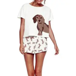 Vestido 2019 милая собака хлопковая рубашка с короткими рукавами женская одежда Camisetas mujer Blusas feminina плюс размеры Robe fillette 17