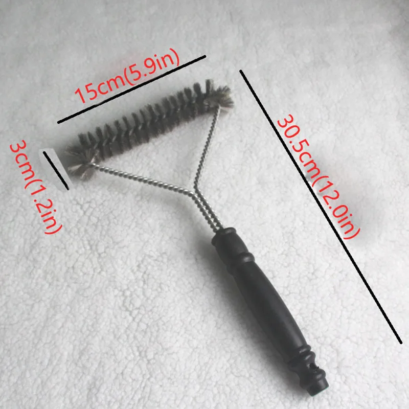 Чистящие щетки из нержавеющей стали для барбекю с ручкой щетка для гриля барбекю проволочная щетина антипригарные прочные инструменты для приготовления барбекю