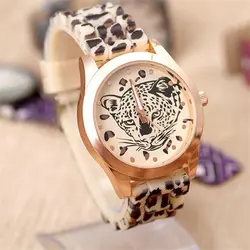 Специальные дизайн для женщин дамы Leopard голова часы Баян saat zegarki damskie reloj mujer женские часы montre femme relgio час