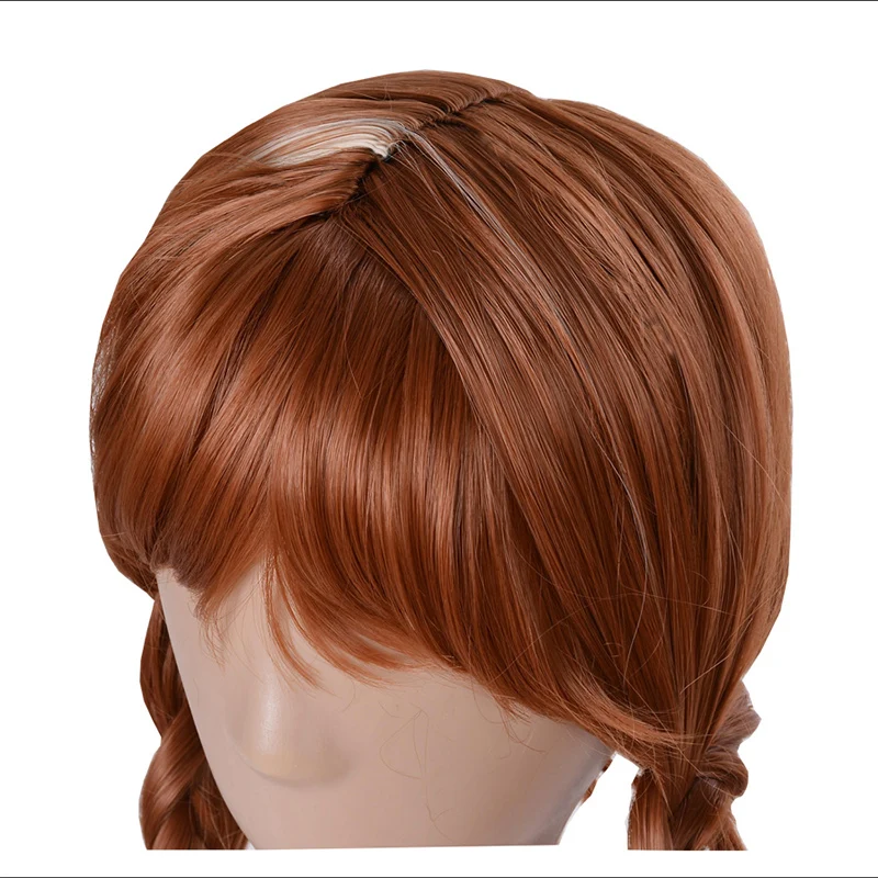 Princess Anna Long Dress Cloak Cosplay With Wig | Areendelle