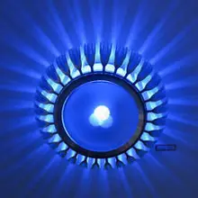 Солнечный цветок 9 Вт(3*3 Вт) Светодиодный настенный потолок в корридоре свет дорожка декор для крыльца лампы установки