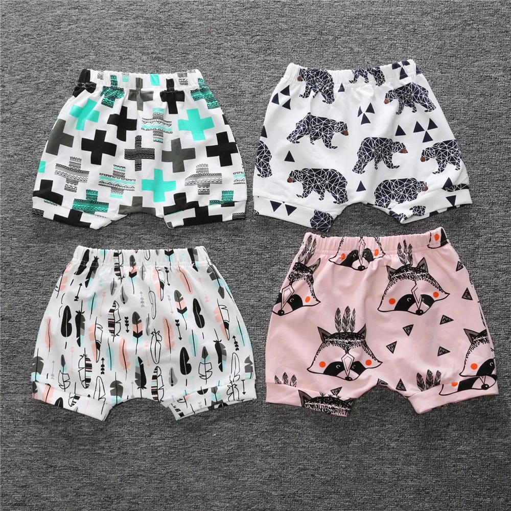 21 Styles 6M-4T Cartoon Animal Baby Girls Boys Shorts Summer...