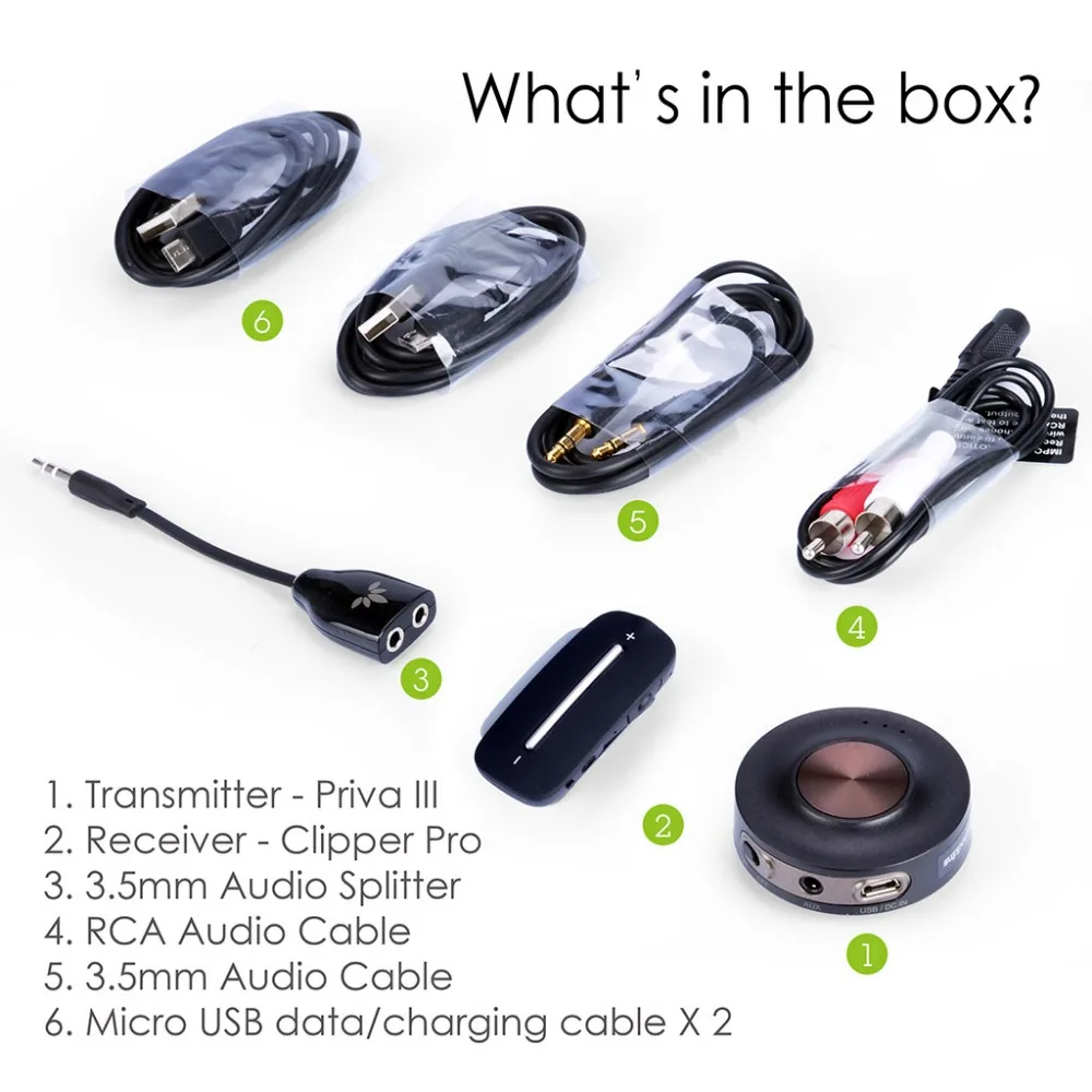 Avantree aptX Low Latency Wireless TV 