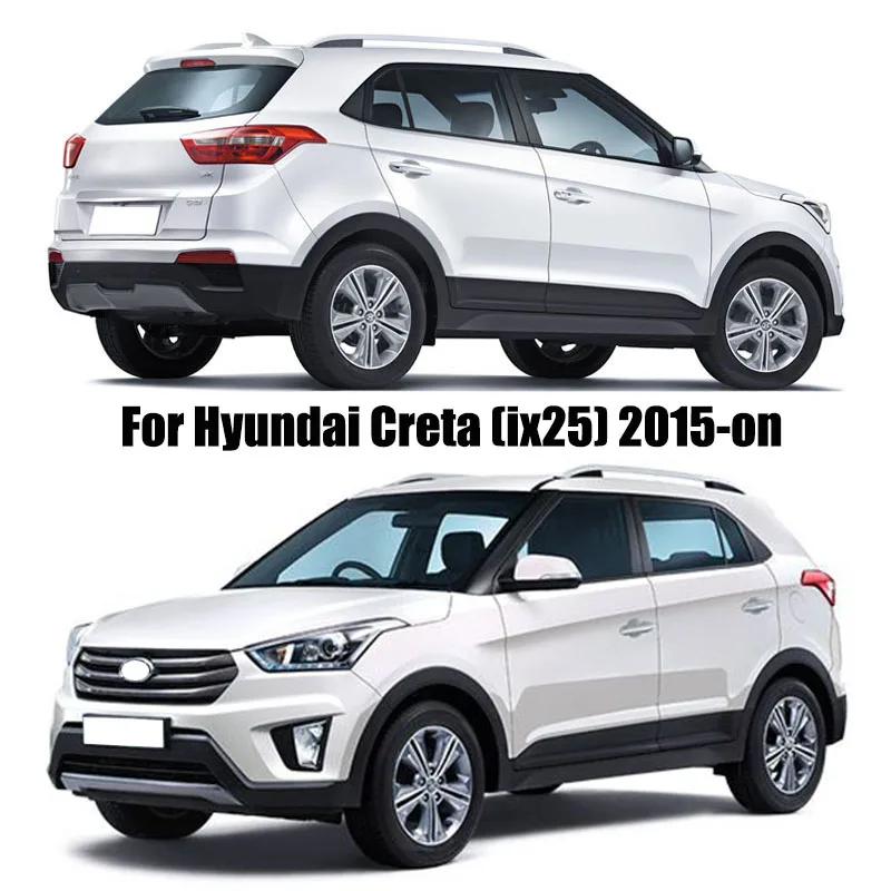 Для hyundai Creta ix25- хромированный передний задний отражатель противотуманный светильник противотуманный фонарь накладка противотуманный светильник бампер Литье Гарнир