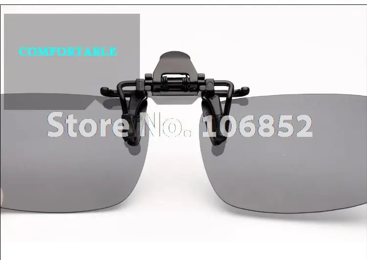 Бесплатная доставка 20 штук C024 Очки солнцезащитных очков Солнцезащитные очки для женщин глаз Очки Поляризационные Клип на темно-зеленый
