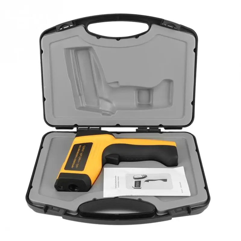 

New GM1150A LCD Non-Contact Infrared Thermometer IR Laser Temperature Meter High Accuracy Temperature Instrument Best Price