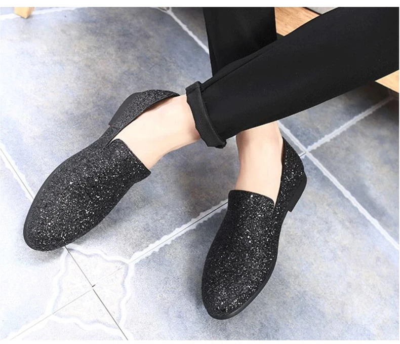 Men's Casual Shoes Mens Shoes Casual Mens Dress Shoes Breathable Slip-On Men's Loafers Flats Driving Shoes Plus Size 46 47 48 (3)
