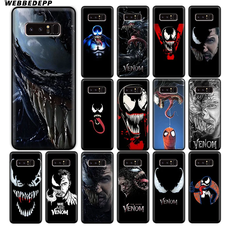 Мягкий силиконовый чехол WEBBEDEPP Venom Movie для Samsung Galaxy A9 A8 A7 A6 Plus 2018 A5 A3 2017 2016 Note 9 8 |
