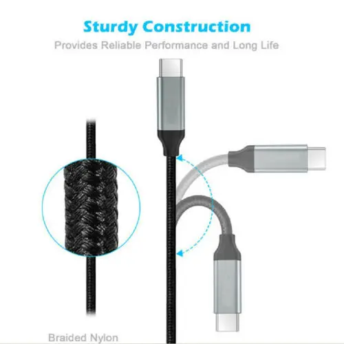 Кабель для быстрой зарядки и синхронизации USB Type C на 3 1|Кабели передачи данных| |
