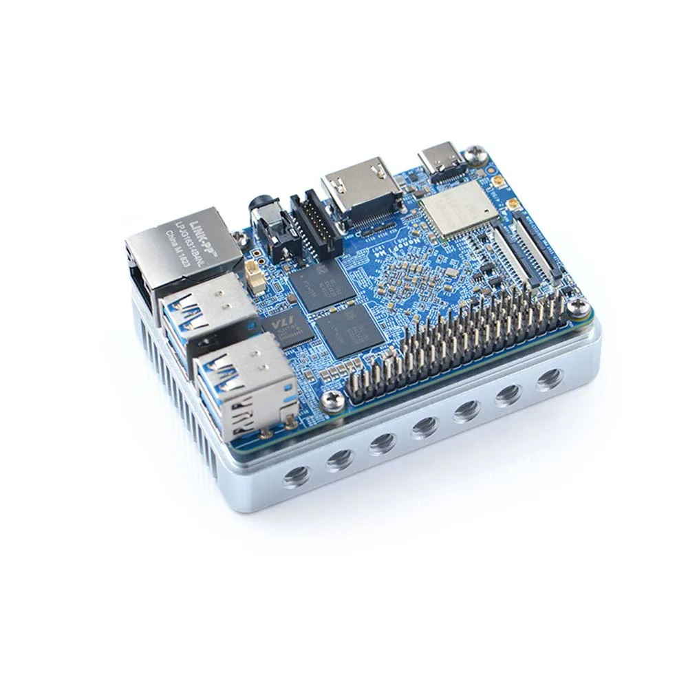  NanoPi M4 2GB/4GB DDR3 Rockchip RK3399 SoC 2.4G & 5G dual-band WiFiSupport Android 8.1 Ubuntu AI an