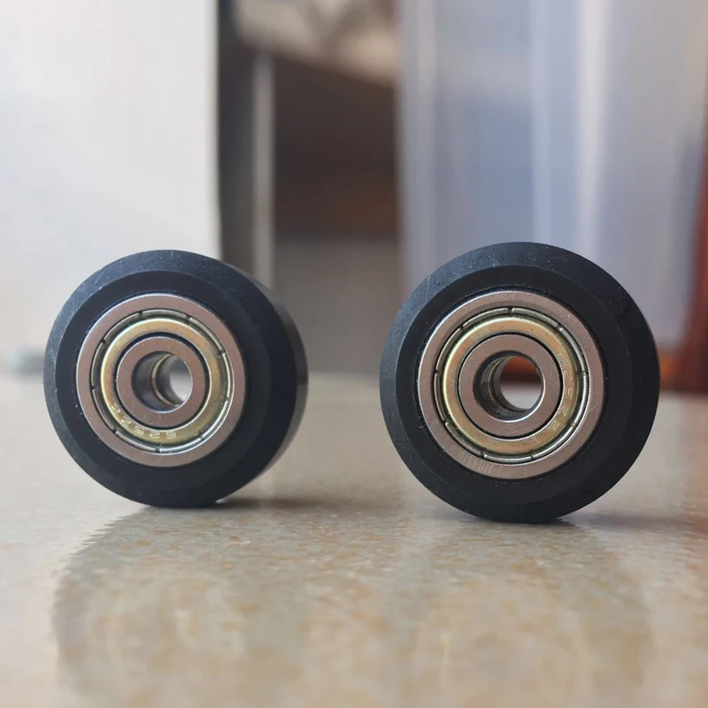 5 قطعة/فتحة CNC عجلة البكرات الكرة تحمل V نوع CNC عجلة تحمل 3D طابعة أجزاء جولة والعتاد بيرلين جزء ل 3D Ender-3 أجزاء