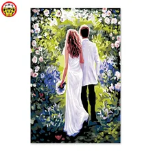 Домашний декор живопись декоративная раскраска ручной работы свадебные подарки в свадебный зал картины сами цвет цветы