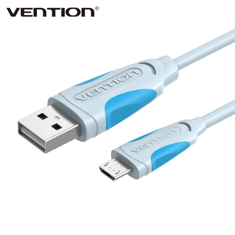 Vention Micro USB кабель провод для быстрого заряда для Android мобильного телефона синхронизации данных Кабель зарядного устройства 3 м 2 м 1 м для samsung htc Xiaomi sony - Цвет: 2