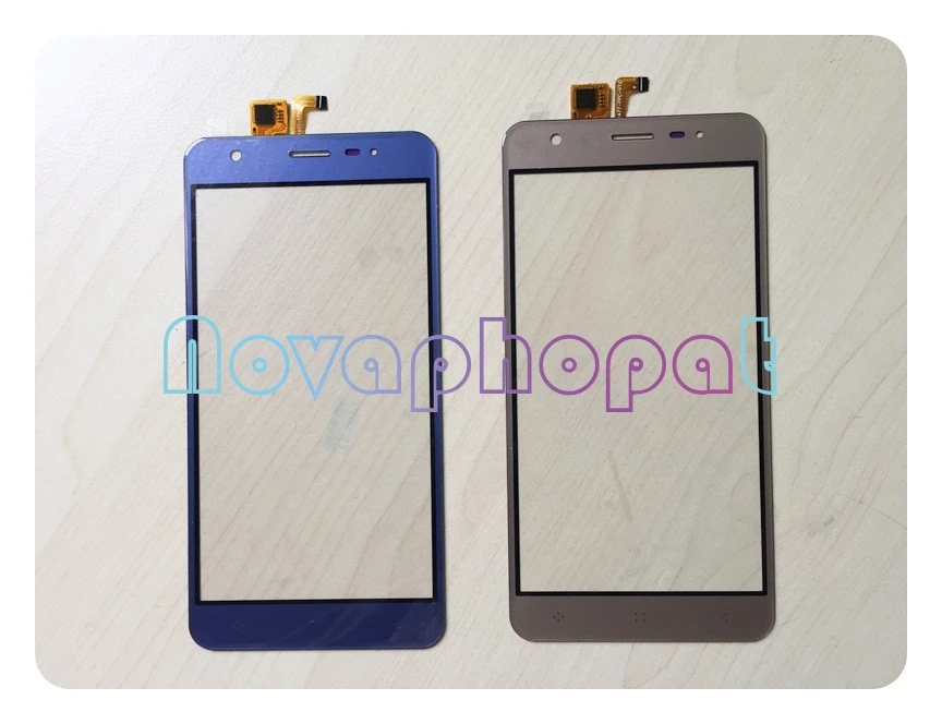 

Novaphopat Blue/Golden Sensor Screen For Elephone A1 Touch screen digitizer Sensor screen Touchpad Replacement (not lcd display)