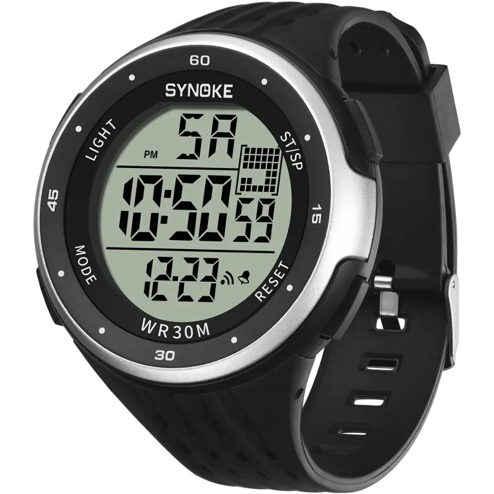 

SYNOKE Men Digital Watch Clock 30M Waterproof Men Top Brand Army Sport Watches Outdoor Electronics Male Clock Relogio Masculino
