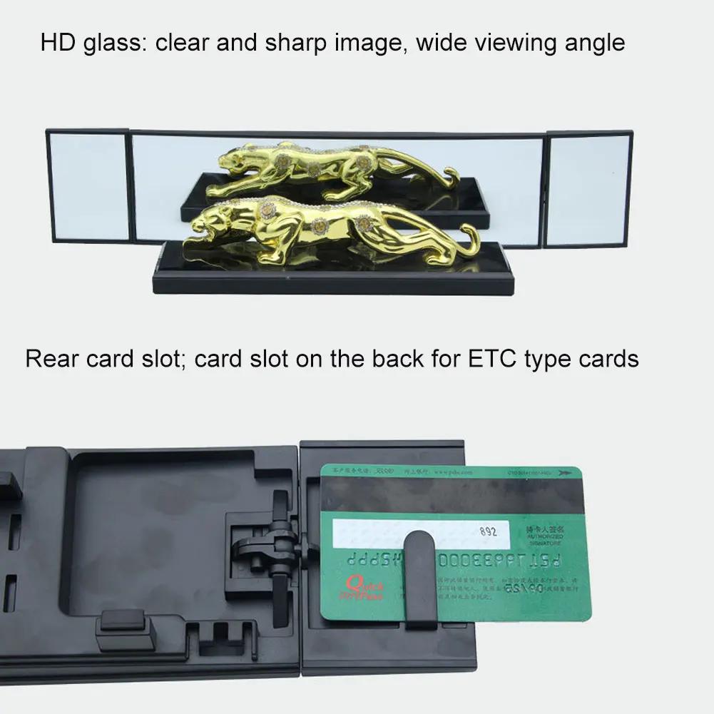 Авто Tri-Fold межкомнатные Широкий формат слепая зона изогнутая поверхность Зеркало заднего вида