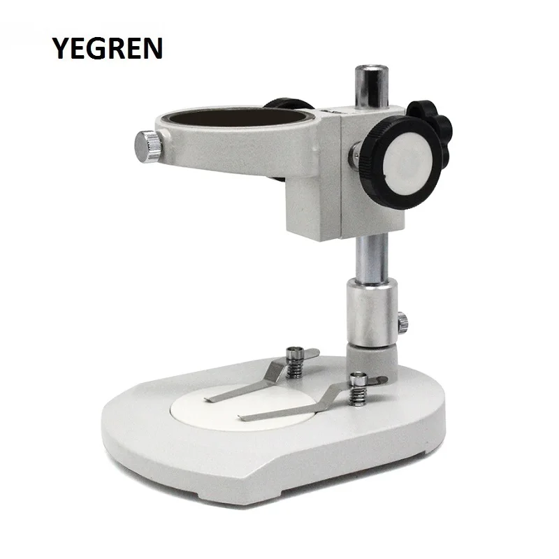 

Stereo Microscope Working Stage Stand with Microscope Focus Arm 14mm Column Upright Post Pole Pillar and 52mm Head Holder Ring