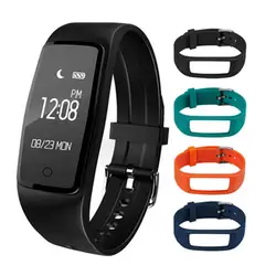 Оригинальный S1 умный Браслет BT V4.0 BLE SmartBand Водонепроницаемый сердечного ритма Мониторы Smart Band Фитнес Трекер как ID107