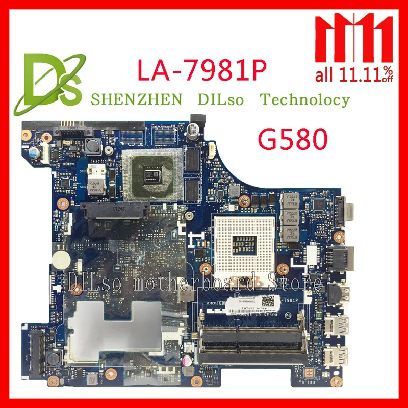 KEFU LA-7981P g580 motherboard For Lenovo G580 QIWG5_G6_G9 LA-7981P REV:1.0 laptop motherboard Test mainboard KEFU LA-7981P g580 motherboard For Lenovo G580 QIWG5_G6_G9 LA-7981P REV:1.0 laptop motherboard Test mainboard