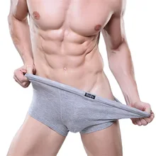 Male Boxer Panties Men Underpants Big Size 3Xl Brand Boxer Shorts Underwear Man Heathy Underwear Solid Mens Underwear