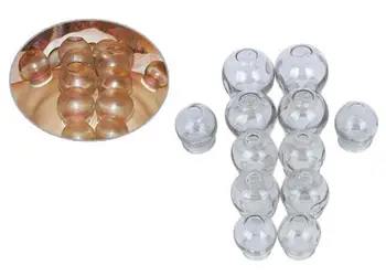 

2pcs NO5 NO4 NO3 NO2 NO1 5 size cups /set vacuum acupuncture cup therapy explosion-proof fire jar glass cupping health care gift