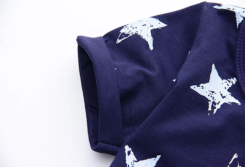 SAILEROAD Cotton Star Детские Мальчики Топы Футболка Для Новых Летних Малышей
