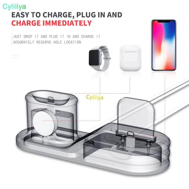 Sale 100pcs3 in 1 MultiFunction Charger Station Silicone shell for iphone airpods and iphone iwatch fit for magnetic wireless charger 6 Sale 100pcs3 in 1 MultiFunction Charger Station Silicone shell for iphone airpods and iphone iwatch fit for magnetic wireless charger 6