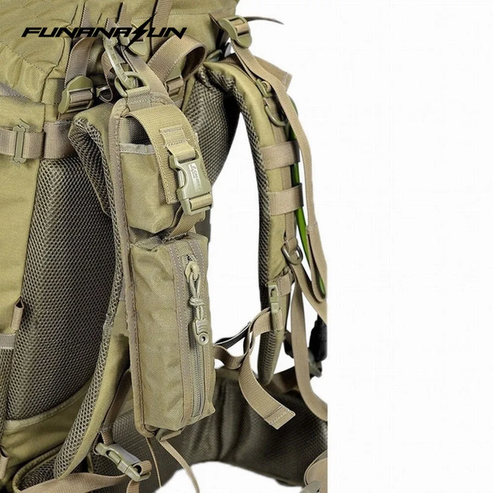 Tactical Molle Camping EDC Tool Compact Pouch Quick Rapid Flashlight Single Shoulder Strap Bag Sundries Accessory Pack