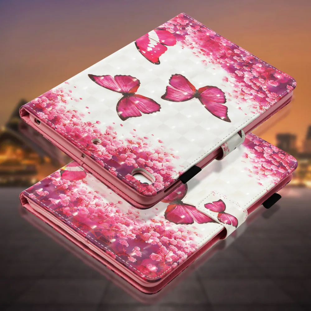 

LUCKBUY For Apple iPad mini 1 2 3 4 Retina 3D Printed Butterfly OWL Unicorn Effiel Silicone Cover For iPad Mini4 Fundas Coque