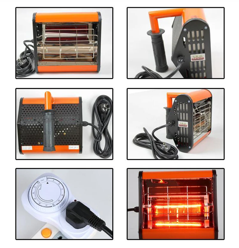 220V Portable Hand-held Car Paint Lamp Infrared Paint Curing Lamp Infrared  Dryer 800W 30x40CM Y - AliExpress
