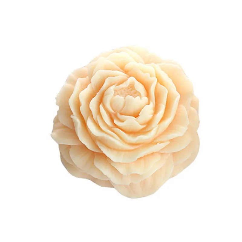

Rose Flower Silicone Soap Mold Making 3D Peony Handmade Resin Craft Chocolate Candy Mold Cake Baking Tools