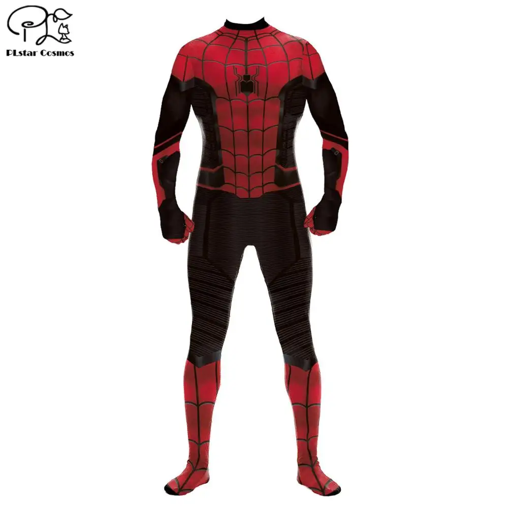 

Adult Kids Spider Man Far From Home Peter Parker Cosplay Halloween Costume Zentai Spiderman Superhero Bodysuit Suit Jumpsuits