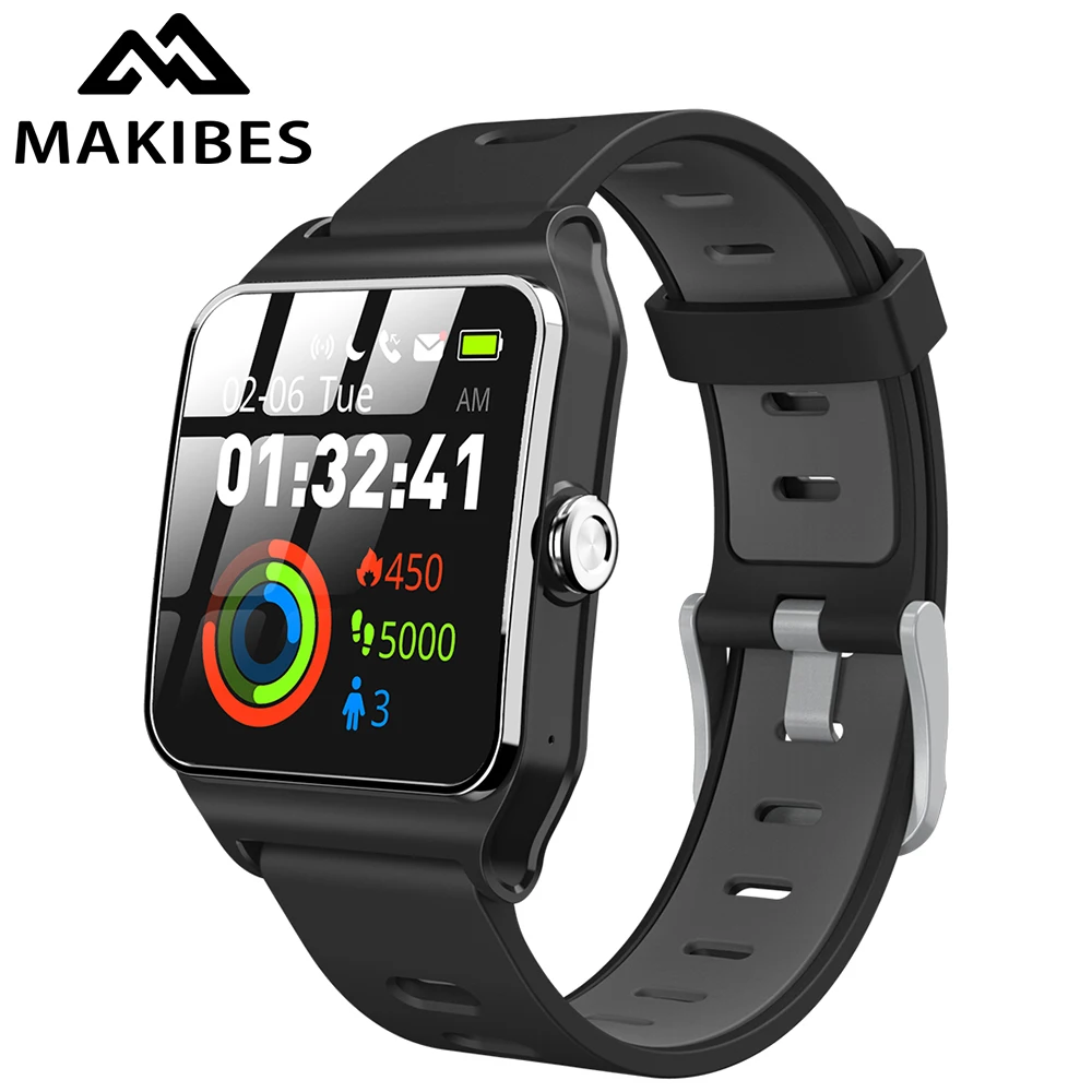 Makibes BR3 GPS 17 arten sport Smart Uhr Männer IP68 Wasserdichte Tragbare Geräte Bluetooth Strava