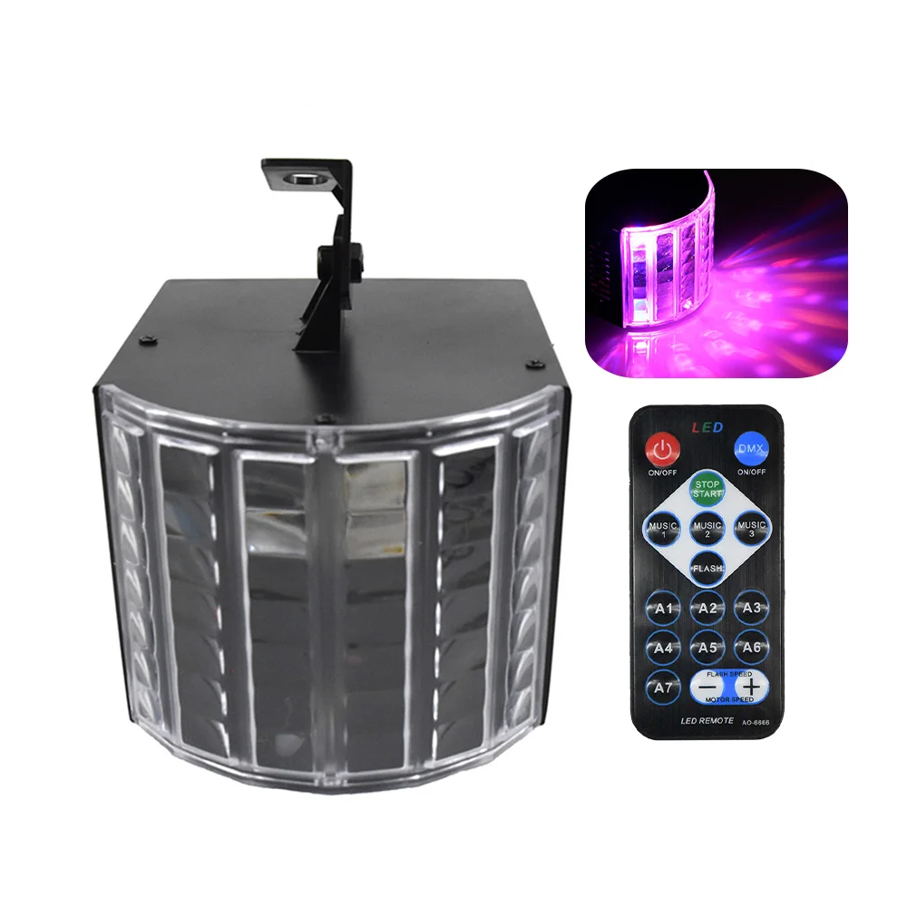 

Mini Stage Light Lamp 6 Colors Lights Sound Activated Auto Disco Light with Remote Control for DJ Party Wedding Club Pub KTV