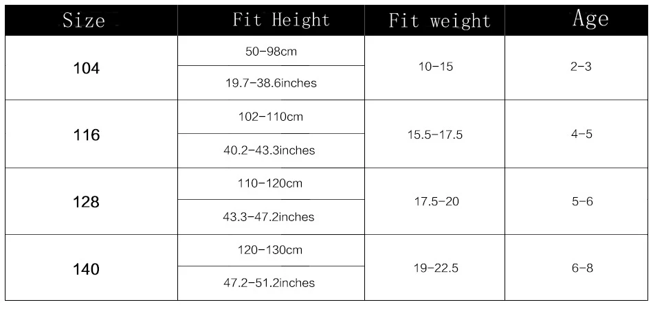 US SIZE