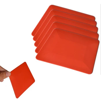 

EHDIS 5pcs Vinyl Car Wrap Soft Glass Card Squeegee Carbon Foil Film Car Stickers Auto Wrapping Accessories Window Tints Tool