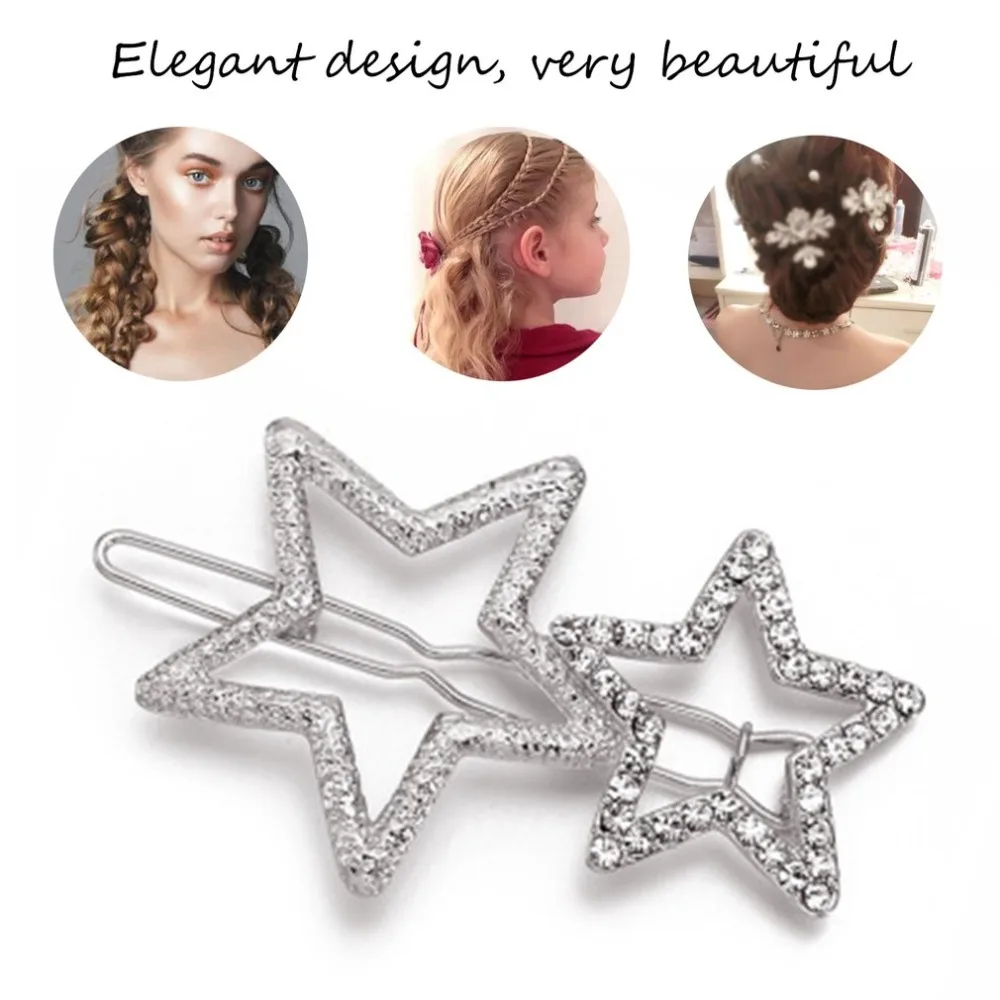 Fashion Chic Star Hair Clips Hair Accessories Hairpins Luxury Star