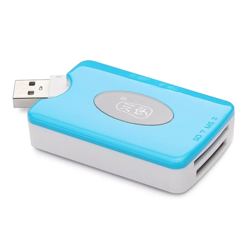 Все в 1 высокое качество считыватель карт памяти смарт для SD/SDHC MMC/RS MMC TF/MicroSD MS/MS PRO/MS
