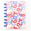 Yiwi 80 Sheets 160*220mm Watercolor A5 Discs Ring Bound Spiral Notebook Happy Planner Diary With Flower Blank Refill School 3