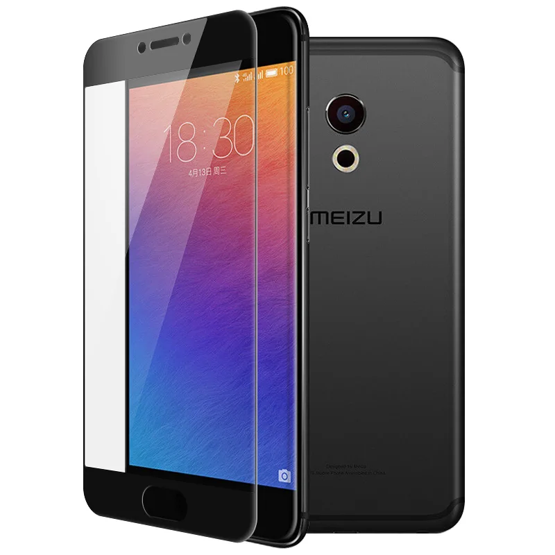 Для Meizu Pro 7 Защита экрана Mocolo Pro 7 полное покрытие 9H Закаленное стекло пленка для Meizu Pro 7 Plus защита экрана - Цвет: Black