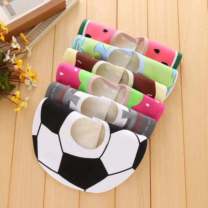 

Hzirip Baby Bibs Cute Cartoon Pattern Toddler Baby Waterproof Saliva Towel Cotton Fit 0-3 Years Old Infant Burp Cloths Feeding