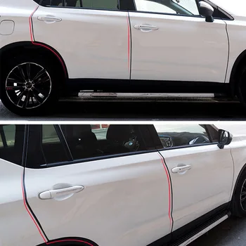 

5M Universal Car Door Edge Guards Trim Molding Protection Strip Scratch Protector For BMW 1 2 3 4 5 6 7 Series X1 X3 X4 X5 X6
