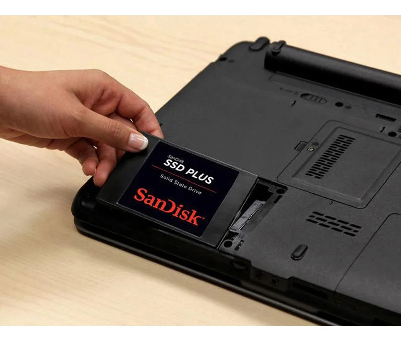 Твердотельный накопитель sandisk SSD PLUS, 120 ГБ, 240 ГБ, 480 ГБ, 520 м/с, Внутренний твердотельный диск, жесткий диск SATA3 2,5 для ноутбуков, настольных ПК