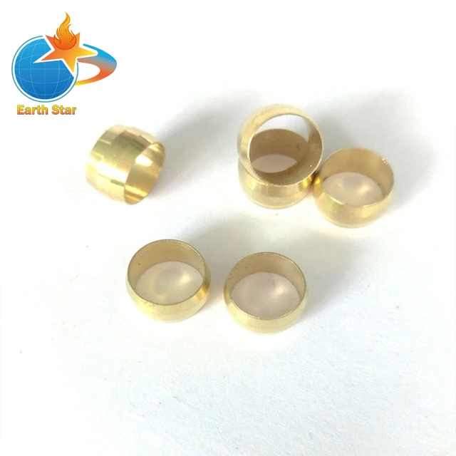 Best Offers 10 PCS EARTH STAR 8mm Compression Fitting Olive Parts for Oil Connection Pipe Promotion Price
