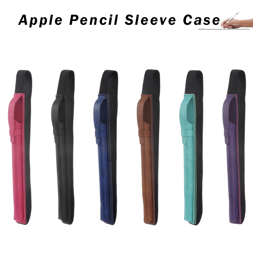 

Leather Case For Apple Pencil Touch Screen Pen Cover Tablet Pencil Holder Protective Sleeve Case Pouch For iPhone iPad Pencil