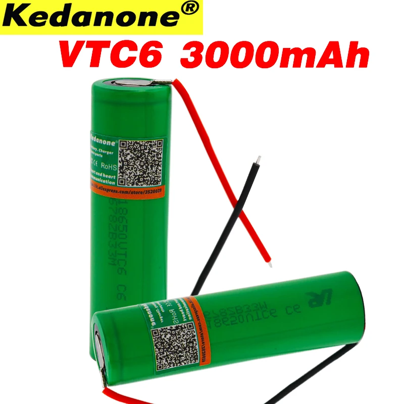 3,7 V 3000 MAH литий-ионный аккумулятор 18650 для SONY us18650 vtc6 30A 3000mah Игрушки Инструменты фонарик