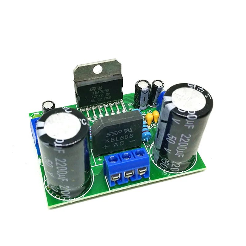 Tda7293 Плата усилителя звука 100 Вт высокомощная плата одноканального усилителя двойной Ac12-32V